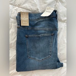 NWT MADEWELL BLUE Skinny Jeans